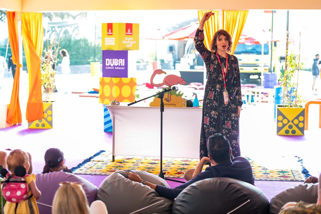 Vanessa storytelling in Dubai 2025